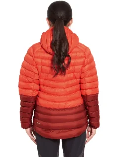 Rab Womens Cirrus Alpine Jacket - Red Grapefruit-Tuscan Red