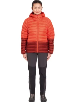 Rab Womens Cirrus Alpine Jacket - Red Grapefruit-Tuscan Red