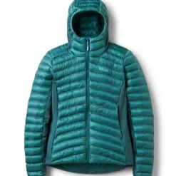 Rab Womens Cirrus Flex Hoody - Eucalyptus-Green Slate