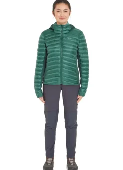 Rab Womens Cirrus Flex Hoody - Eucalyptus-Green Slate