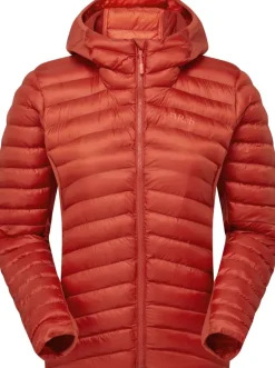 Rab Womens Cirrus Flex Hoody - Tuscan Red