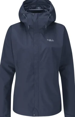 Rab Womens Downpour Eco Jacket - Deep Ink