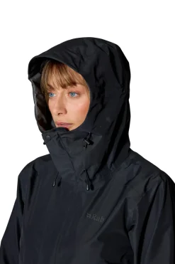 Rab Womens Downpour Jacket - Black