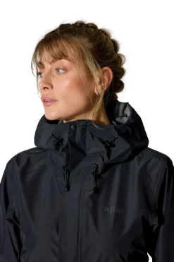Rab Womens Downpour Jacket - Black