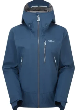 Rab Womens Downpour Mountain Jacket - Tempest Blue