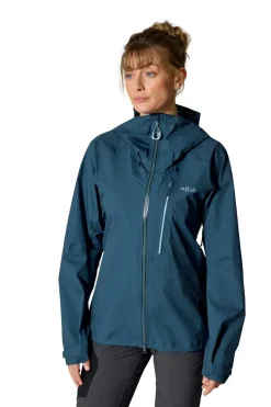 Rab Womens Firewall Alpine Jacket - Tempest Blue