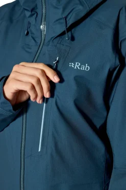 Rab Womens Firewall Alpine Jacket - Tempest Blue