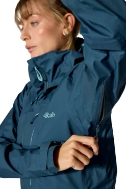 Rab Womens Firewall Alpine Jacket - Tempest Blue