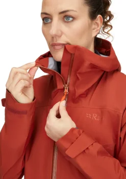 Rab Womens Firewall Light Jacket - Tuscan Red