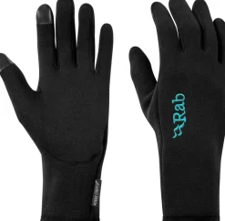 Rab Womens Power Stretch Contact Gloves - Black