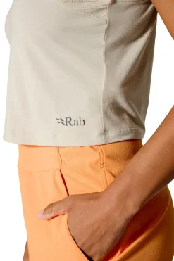 Rab Womens Rivelin Crop Tank - Pebble