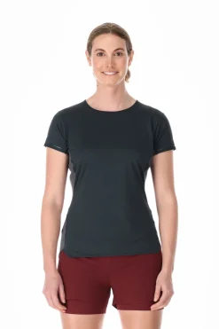 Rab Womens Sonic Ultra Tee - Beluga-Graphene