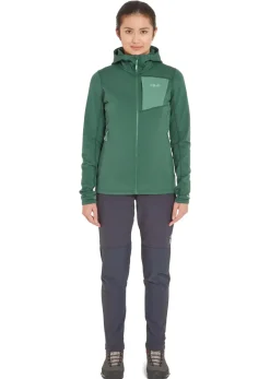 Rab Womens Superflux Hoody - Green Slate