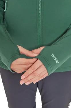 Rab Womens Superflux Hoody - Green Slate