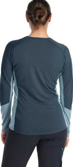 Rab Womens Syncrino Base LS Tee - Orion Blue