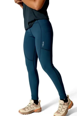 Rab Womens Torque Tights - Tempest Blue