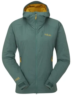 Rab Womens Vapour-Rise Summit Jacket - Green Slate