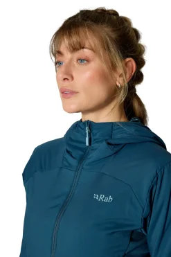 Rab Womens Xenair Alpine Flex Jacket - Tempest Blue