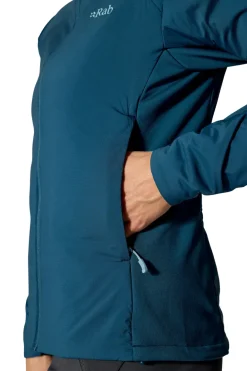 Rab Womens Xenair Alpine Flex Jacket - Tempest Blue