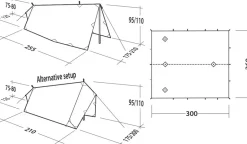 Robens Track Tarp 3 x 2.6 m