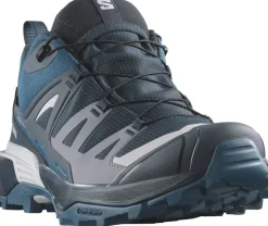 Salomon Mens X Ultra 360 GTX Shoes - Carbon-India Ink-Deep Dive