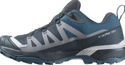 Salomon Mens X Ultra 360 GTX Shoes - Carbon-India Ink-Deep Dive