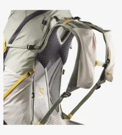 Salomon Womens Aerotrek 28 Rucksack - Seagrass-Silver Cloud-Nine Iron