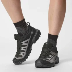 Salomon Womens X Ultra 360 GTX Shoes - Black-Plum Kitten-Shale