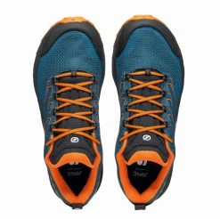 Scarpa Mens Rush GTX 2 Shoes - Cosmic Blue-Orange