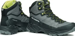 Scarpa Mens Rush TRK LT GTX Boots - Gray-Lime