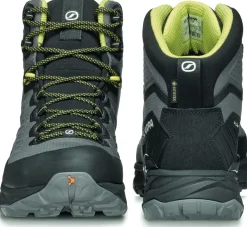 Scarpa Mens Rush TRK LT GTX Boots - Gray-Lime