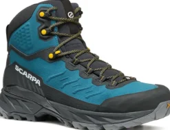 Scarpa Mens Rush TRK LT GTX Boots - Petrol-Mustard