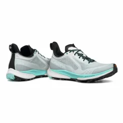 Scarpa Womens Golden Gate Kima RT Trail Running Shoes - Light Gray-Aruba Blue