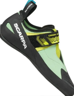 Scarpa Womens Origin VS Climbing Shoe - Pastel Green-Lime