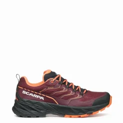 Scarpa Womens Rush GTX 2 Shoes - Burgandy-Dusty Orange