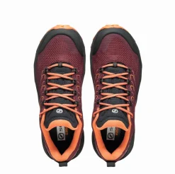 Scarpa Womens Rush GTX 2 Shoes - Burgandy-Dusty Orange