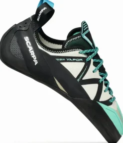Scarpa Womens Vapour Lace Climbing Shoes - Dust Grey-Aqua