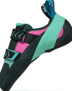 Scarpa Womens Vapour V Climbing Shoes - Dahlia-Aqua