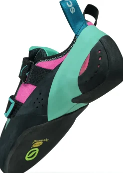 Scarpa Womens Vapour V Climbing Shoes - Dahlia-Aqua