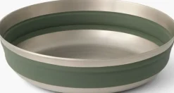 Sea To Summit Detour Stainless Steel Collapsible Bowl - L - Laurel Wreath