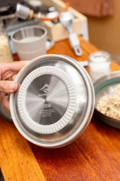 Sea To Summit Detour Stainless Steel Collapsible Bowl - L - Laurel Wreath