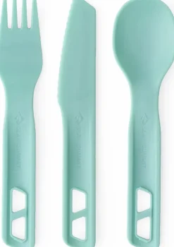 Sea To Summit Passage Cutlery Set - 3 Piece - Aqua Sea