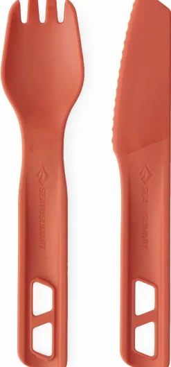 Sea To Summit Passage Cutlery Set - 2 Piece - Spicy Orange