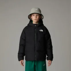 The North Face Boys North Down Hooded Jacket - TNF Black