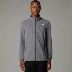 The North Face Mens 100 Glacier Full Zip - TNF Medium Grey Heather