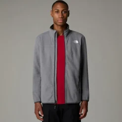 The North Face Mens 100 Glacier Full Zip - TNF Medium Grey Heather