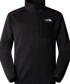 The North Face Mens Crest 1/4 Zip Fleece - TNF Black
