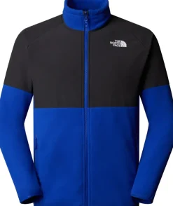The North Face Mens Glacier Heavyweight Full Zip Fleece - TNF Blue-Asphalt Grey