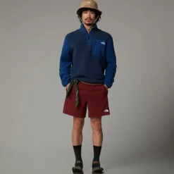 The North Face Mens Yumiori 1/4 Zip Fleece - Summit Navy-Estate Blue