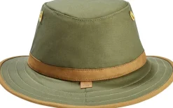Tilley Outback Hat - Green - British Tan
